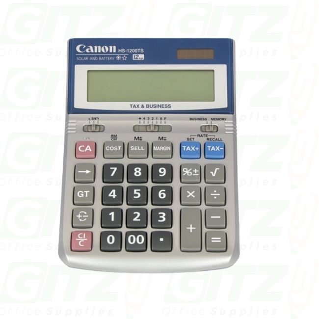 Calculator Canon 12Dig Hs-1200Ts Tax & Business