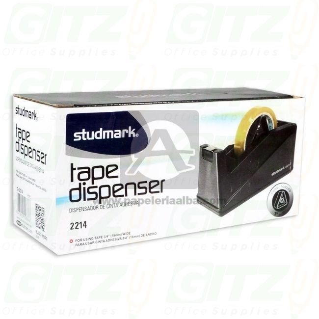 Tape Dispenser Hvy Wt For 1" Tape W 3" Core