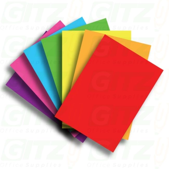 Paper Cyber Astrobrights 24# Asstd Colors 8.5 X11 - 100Shts