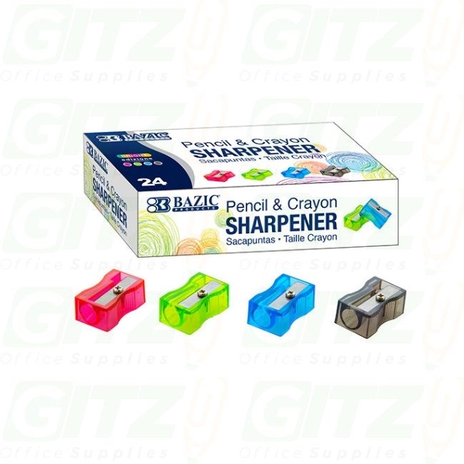 Square Pencil Sharpener (24/Box)