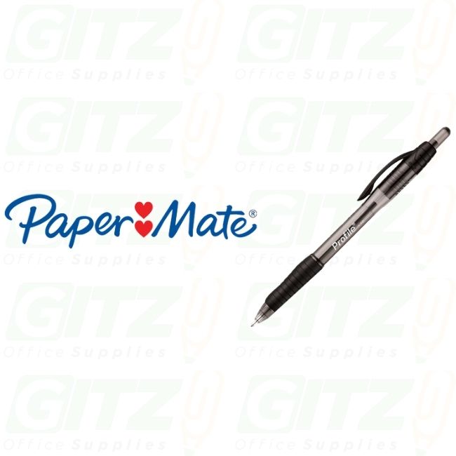 Paper Mate Profile Retractable Pens Single, Medium (1.4mm)