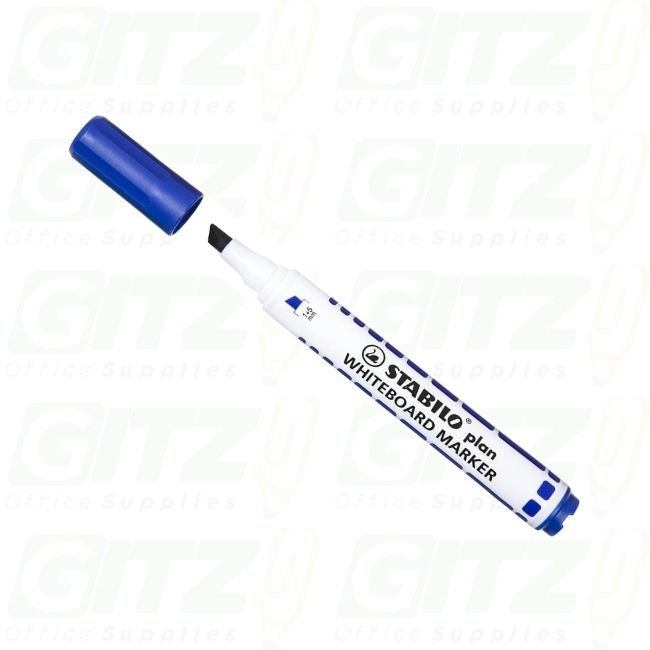 Dry Erase Marker Blue Chisel Tip-Stabilo