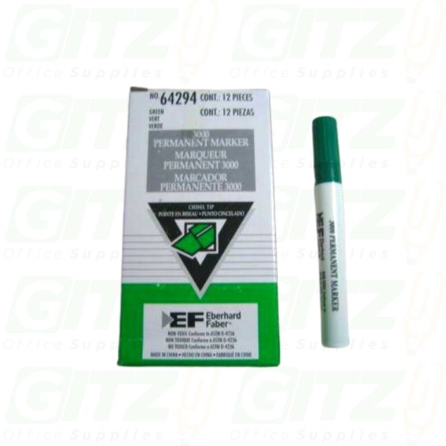 Markers Green Eberhard Faber Chisel