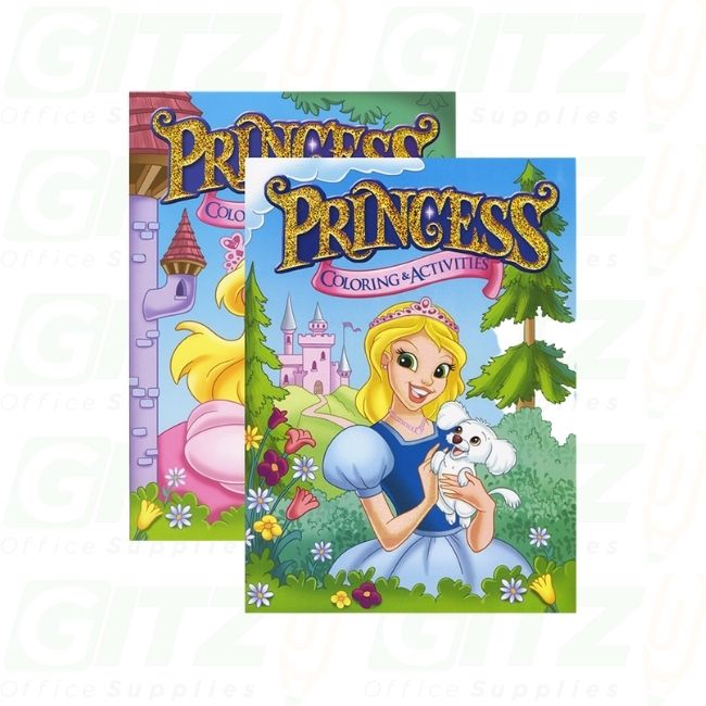 Princess Foil & Embossed Coloring & Activity Book #2115