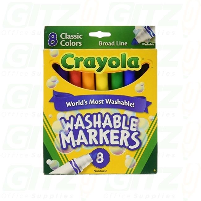 Crayola Washable Crayons (8Ct)