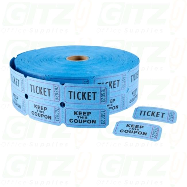 Double Roll Blue Tickets