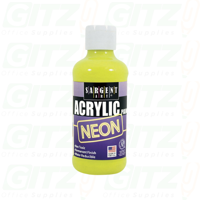 ACRYLIC 8oz NEON CHARTREUSE -SARGENT