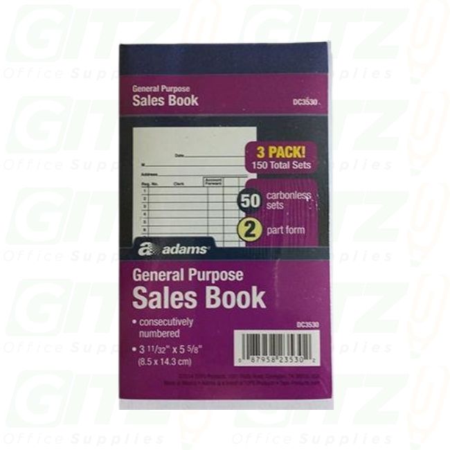 Adams General Purpose Sales Book  #Dc3530