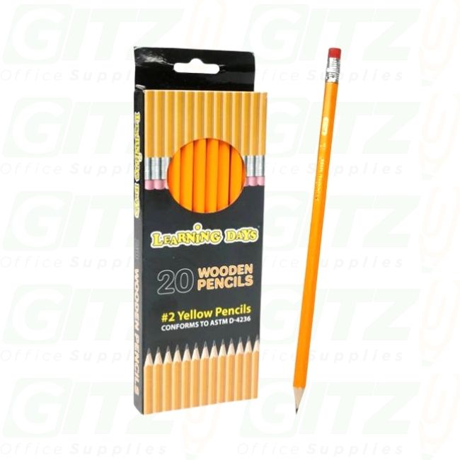 Pencil Yellow #2  20Ct- Learning Days