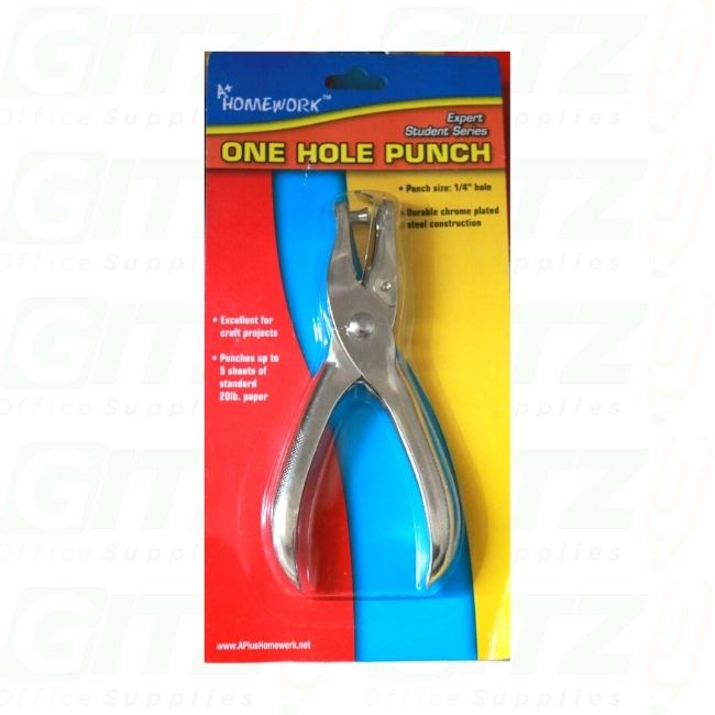 One Hole Paper Punch 1/4" Size