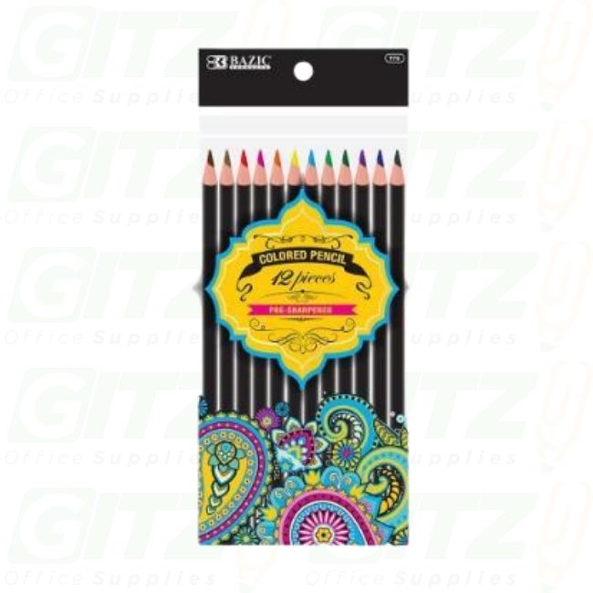 Bazic Colored Pencil Designer Series (12Ct)