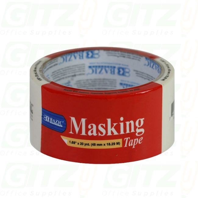 Bazic 1.88" X 720" (20 Yards) General Purpose Masking Tape