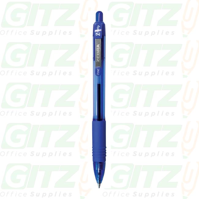 PENS Z-GRIP BP RET .7mm FINE  BLUE SINGLE