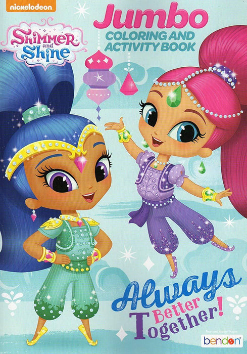 Coloring And Activity Book Shimmer And Shine - Jumbo