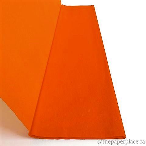 Crepe Paper Orange Feinkrepp