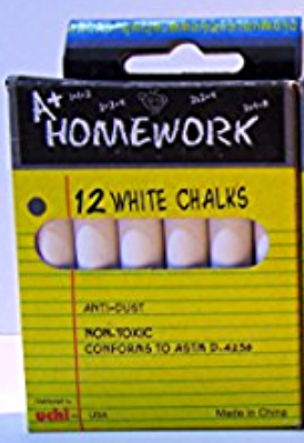 Chalk White 12Ct +Homework