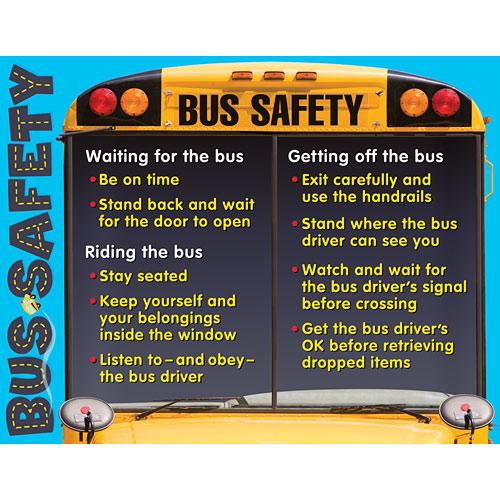 Wall Chart Bus Safety