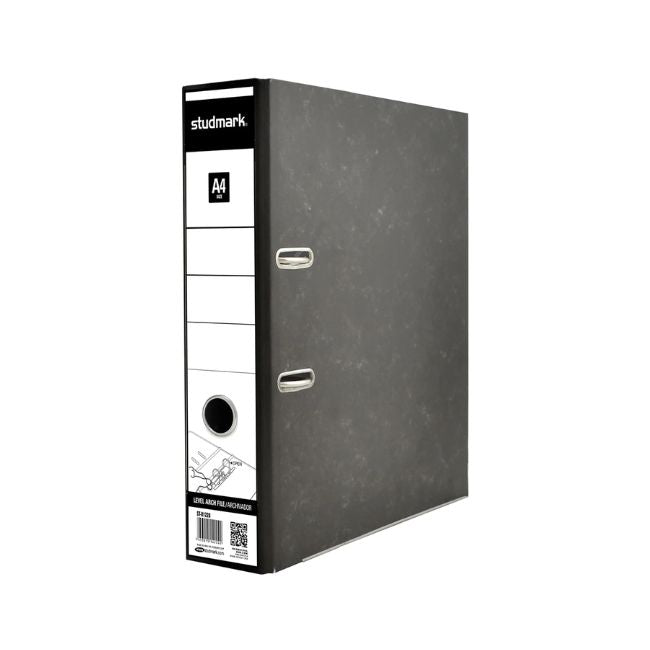 LEVER ARCH BINDER A4, 13x11 F/C BLK 8CM