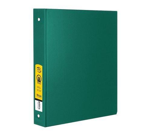 Binder 1.5 Green W/2 Pocket- Bazic #4132