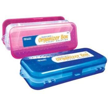 Organizer Box Double Deck (Pencil Case) Bazic#836