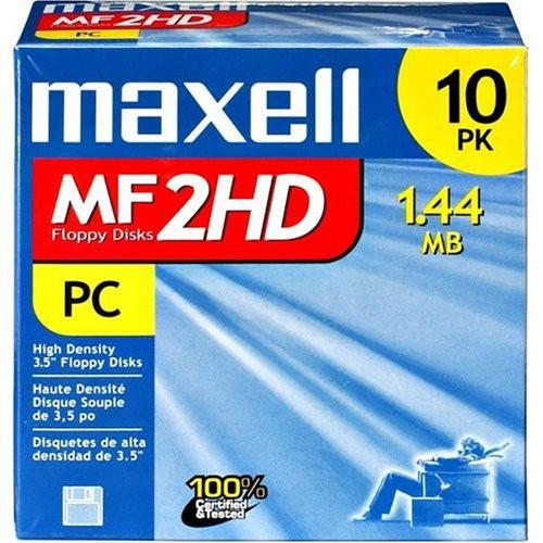 Diskette 3.5 Ds-Hd Maxell 10Ct