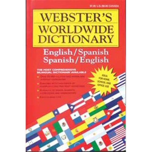 Dictionary- Webster English/Spanish Sml
