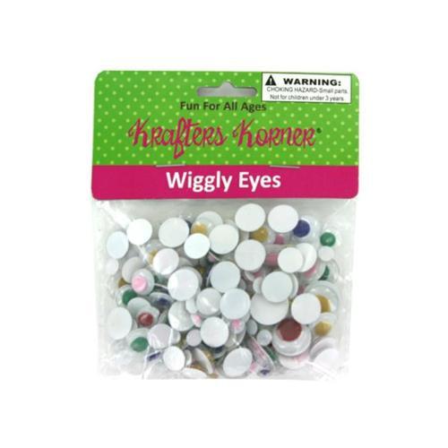 Wiggly Eyes Assorted Colored 15979