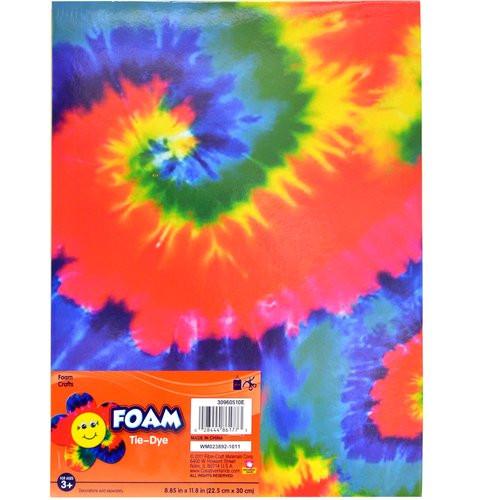Foam Tie-Dye Craft Sheet 86177