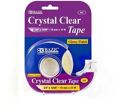 Tape Crystal Clear W/Dispenser 3/4