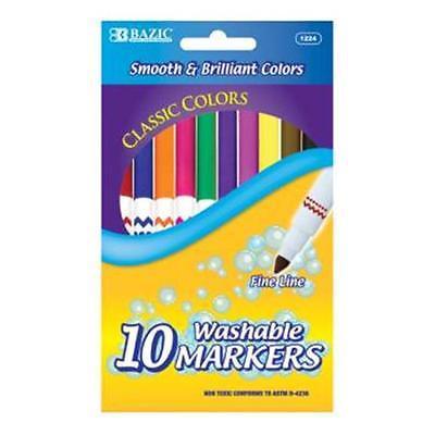 Markers_Washable Classic Colors 10Ct #1224