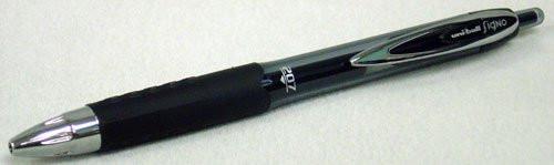 Pens Uniball Signo Blk 207 Gel .7Mm