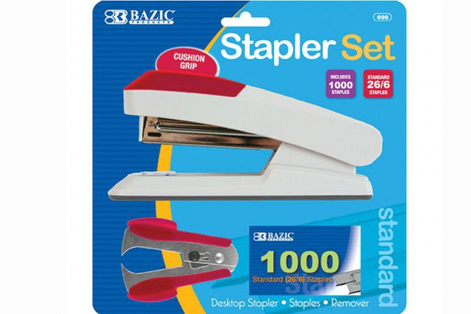 Stapler Set W/Remover /1000Ct Staples #698