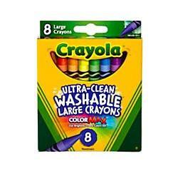 Crayons Large Jumbo 8Ct Crayola Washable