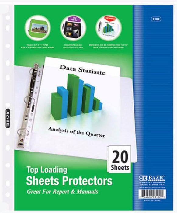 Sheet Protectors (20Ct)#3102