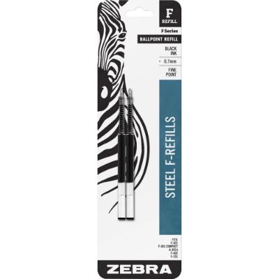 Zebra Ballpoint Black Ink Pen Refill
