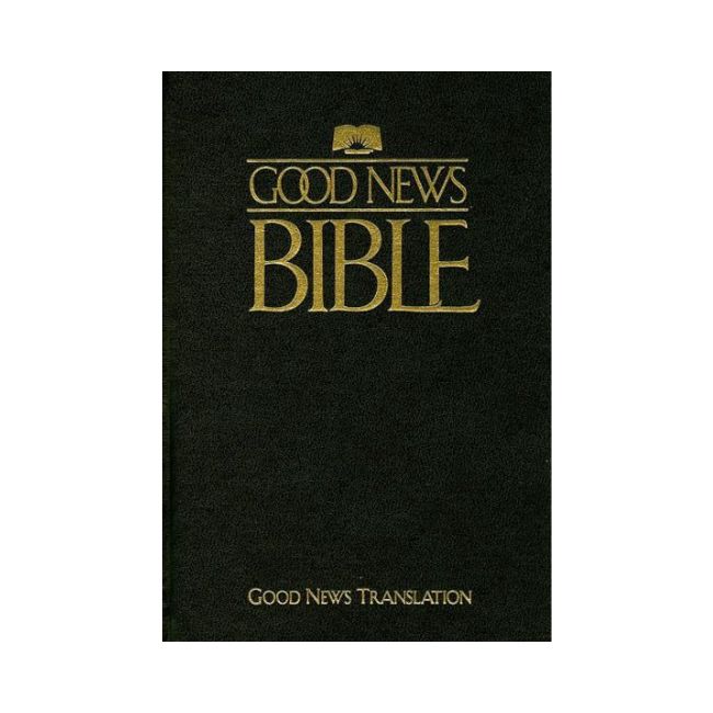 GOOD NEWS BIBLE Hardcover (Black)