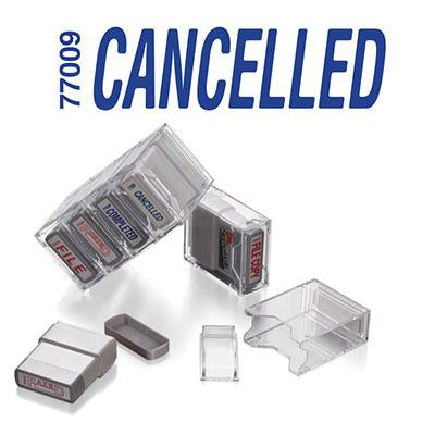 Stamp Self-Inking Cancelled  Blue 77009