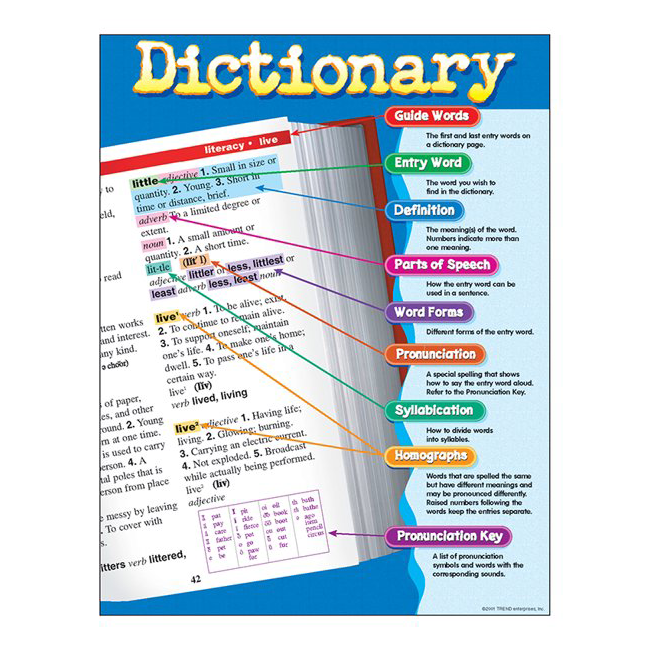 Wall Chart Dictionary