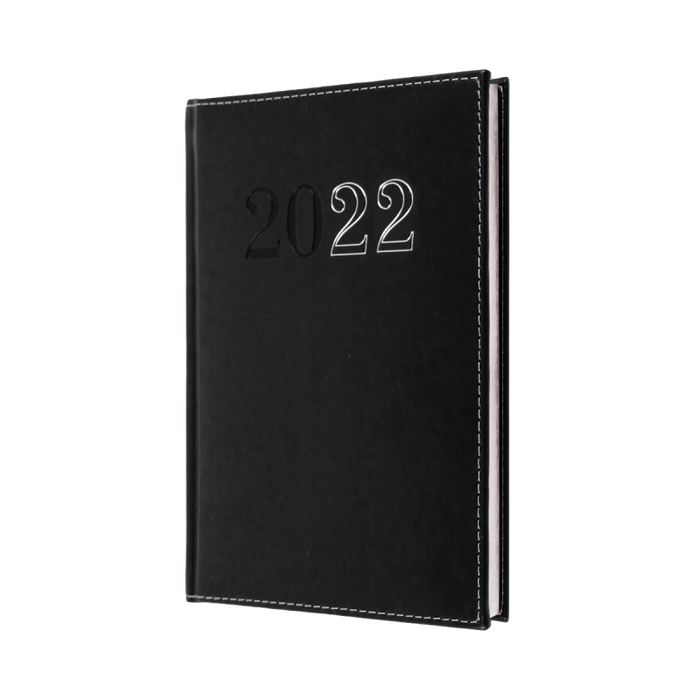 DIARIES/ COLLINS PLANNER CHELSEA 2022, A5, 1 WEEK TO VIEW BLACK/ (SILVER EMBELLISHED)