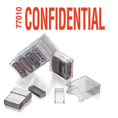 Stamp Self-Inking Confidential Red