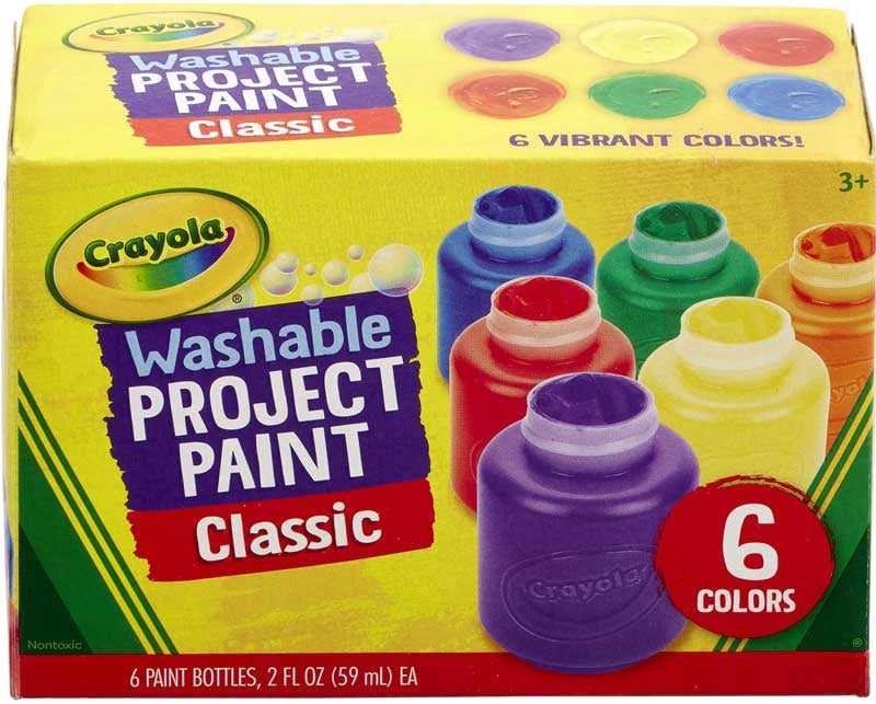 Crayola 6Ct Kids Paint Washable