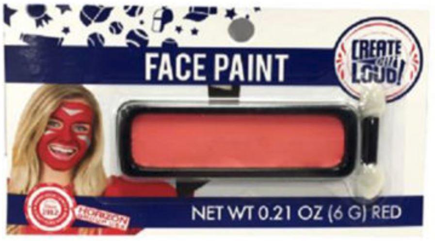 Create Out Loud Red Face Paint