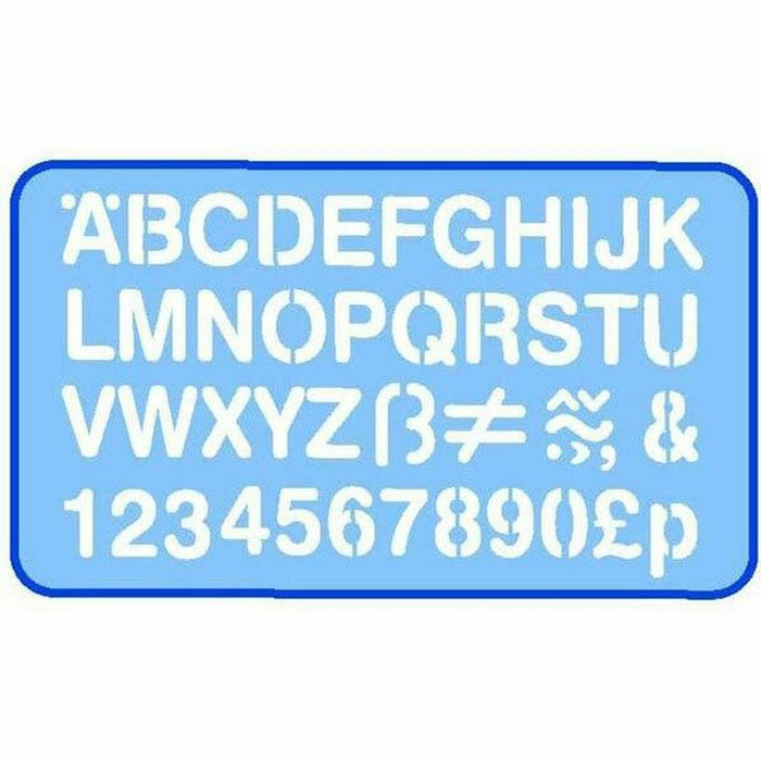 Stencil Letter Guide 2"  30Mm Numbers