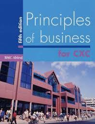 Principles Of Business For Cxc 5Th Abiraj