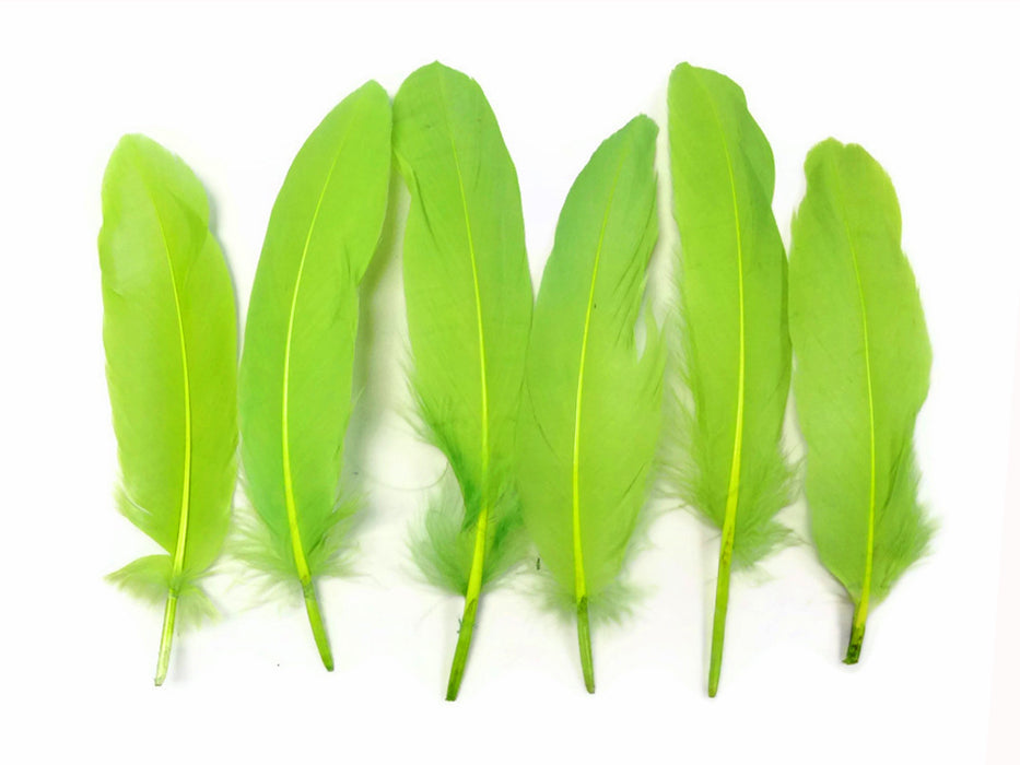 Goose Feathers 9G, 7" Light Green