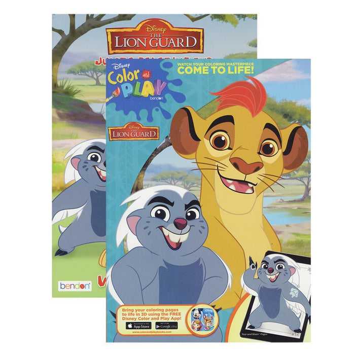 Lion Guard Jumbo Coloring And Activity Book-Disney Color And Play