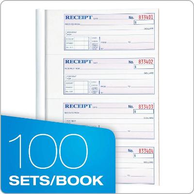 Adams Money/Rent Receipt (100 Sets)